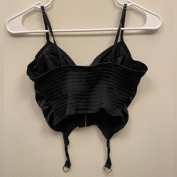 New Black Garage Corset Top - Picture 3 of 3